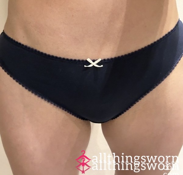 Navy Blue Thong