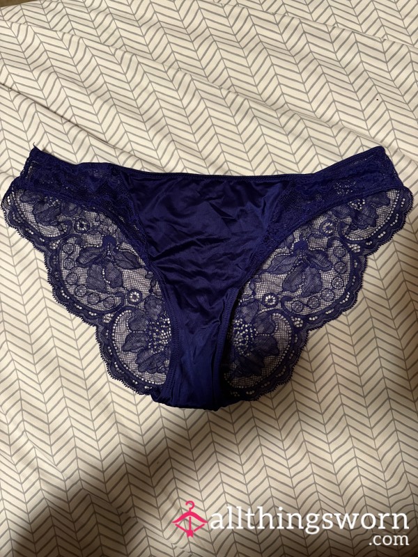 Used Navy Blue Victoria Secret Panties