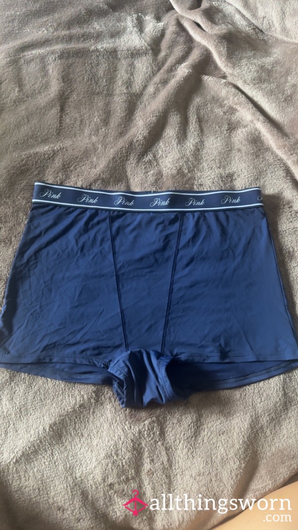 Navy Boy Shorts (pink)💙
