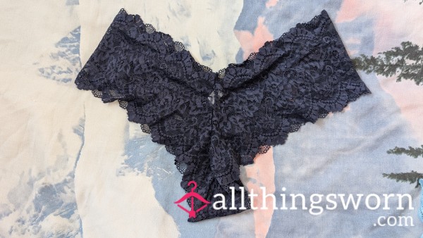 💙 Navy Brazilian Lace Panties