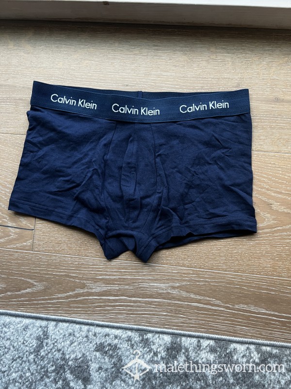 Navy Calvin Boxer Briefs