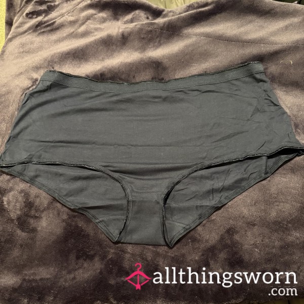 Navy Cotton Knickers