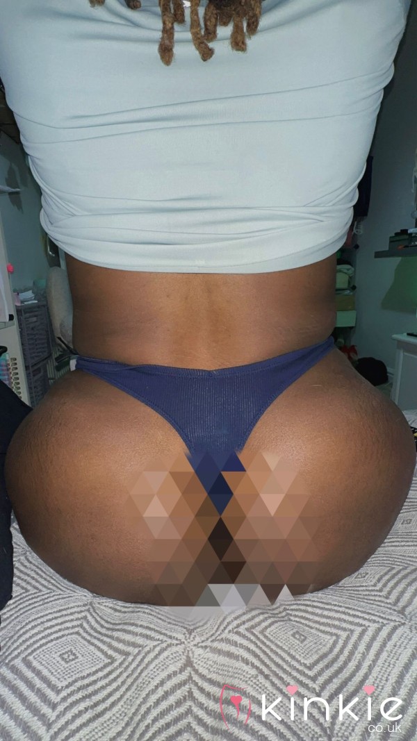Navy Cotton Thong