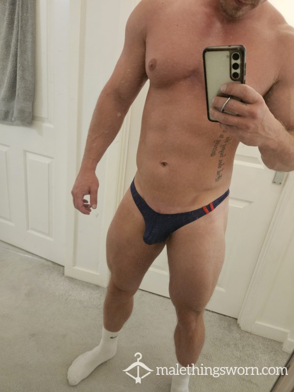Navy G String