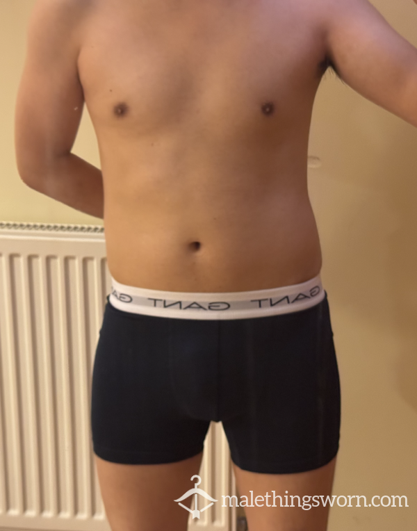 Navy Gant Worn Boxers