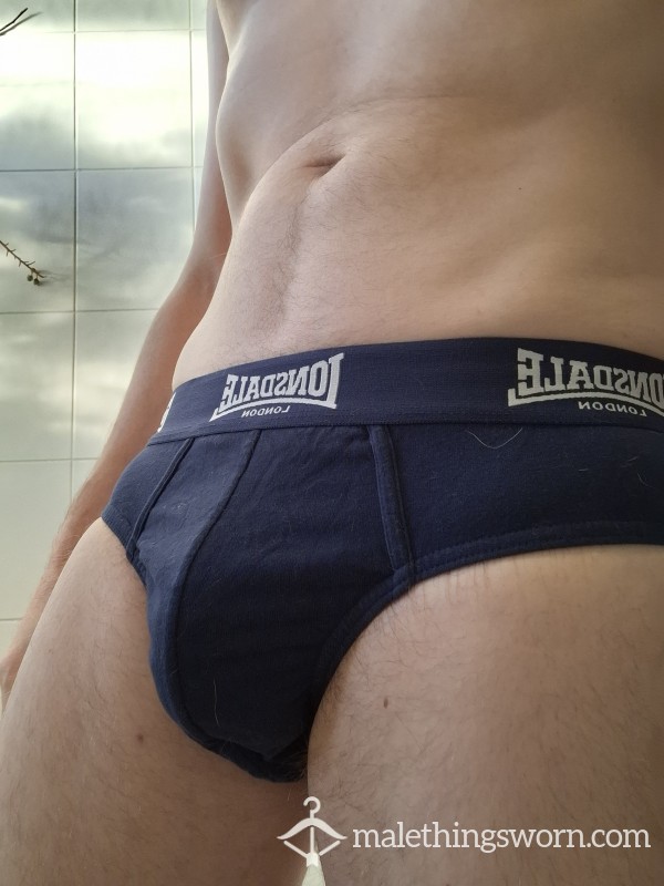 Navy Lonsdale Briefs- M