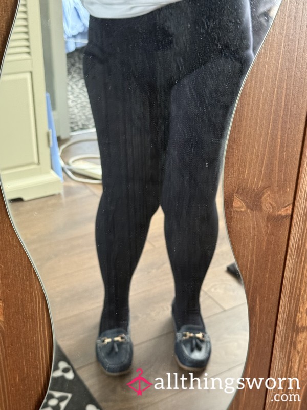 Navy Pantyhose Workwear