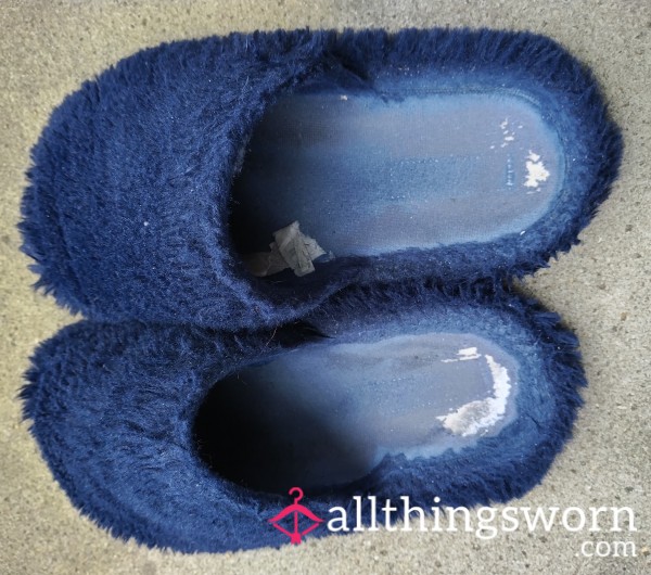 Navy Slippers