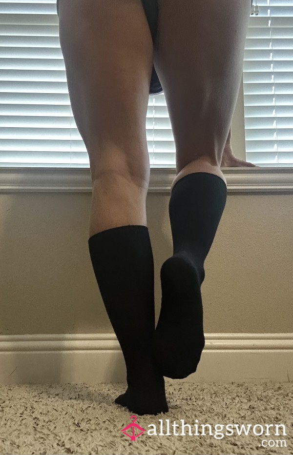 Navy Thin Socks