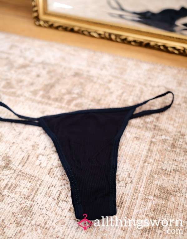 Navy Thong, 48hr Wear ✨💙