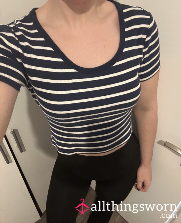 Navy/White Top