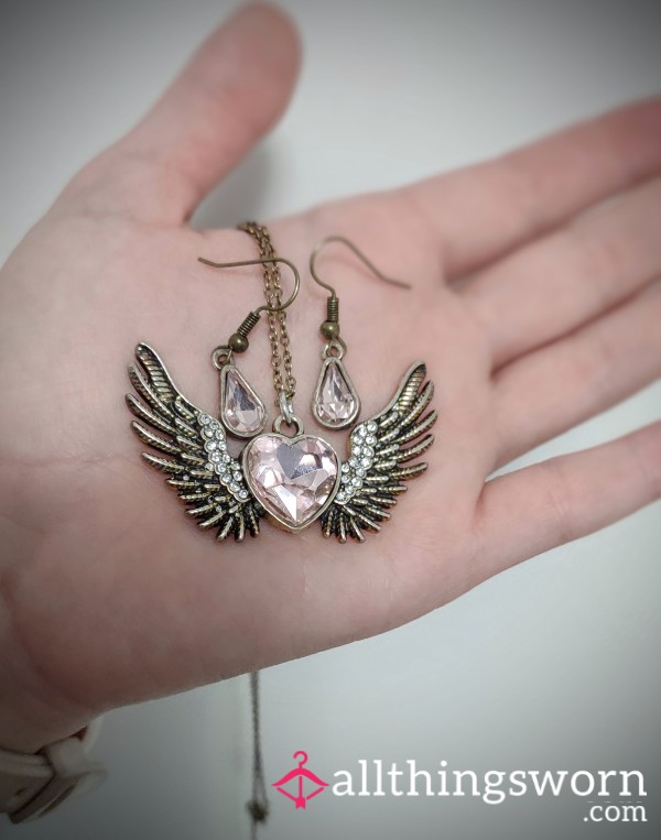 Necklace & Earrings Set (handmade, Price Firm)