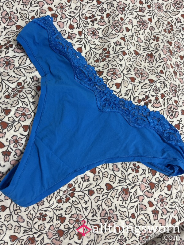 Neon Blue Thong