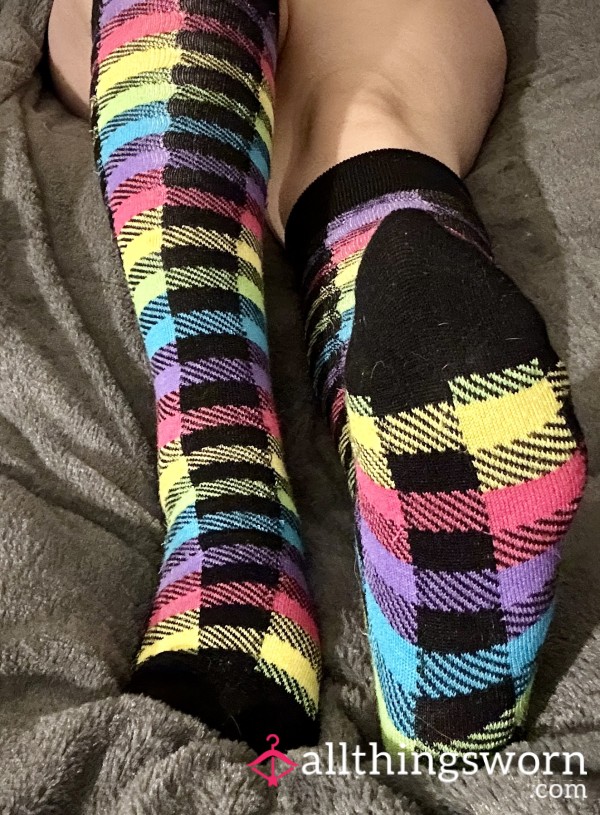 Neon Checkered