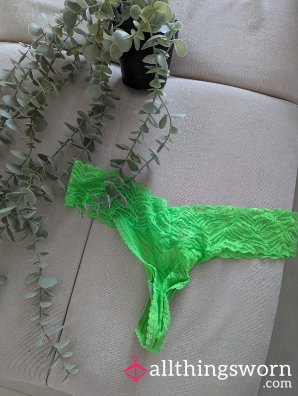 Neon Green Thong