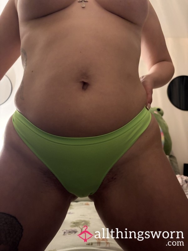 Neon Green Thong