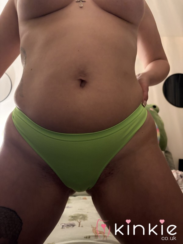 Neon Green Thong
