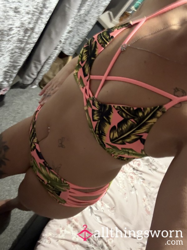Neon Leaf Bikini