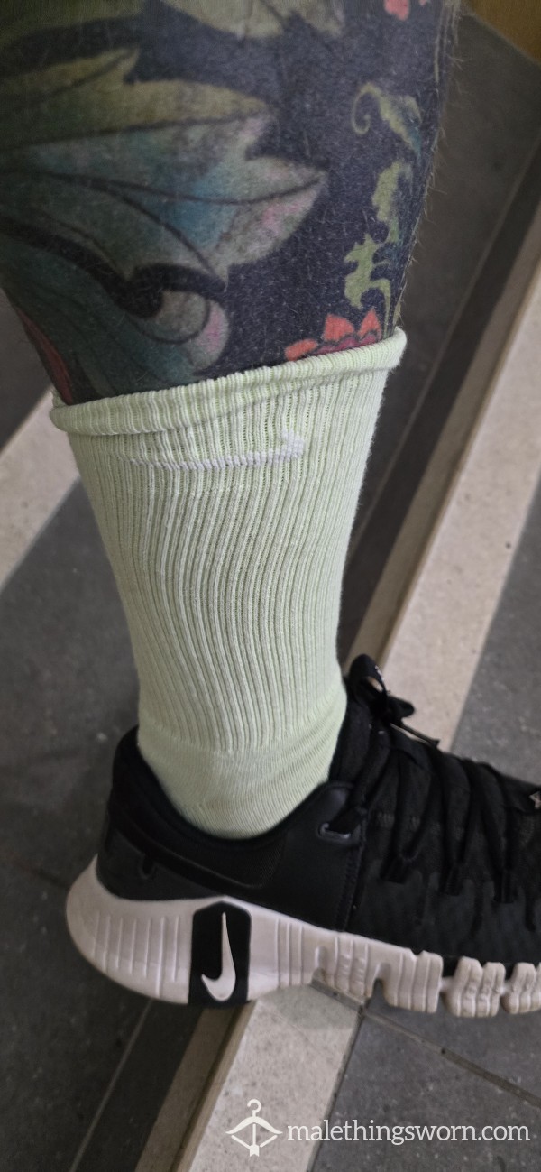 Neon Nike Sports/football Socks