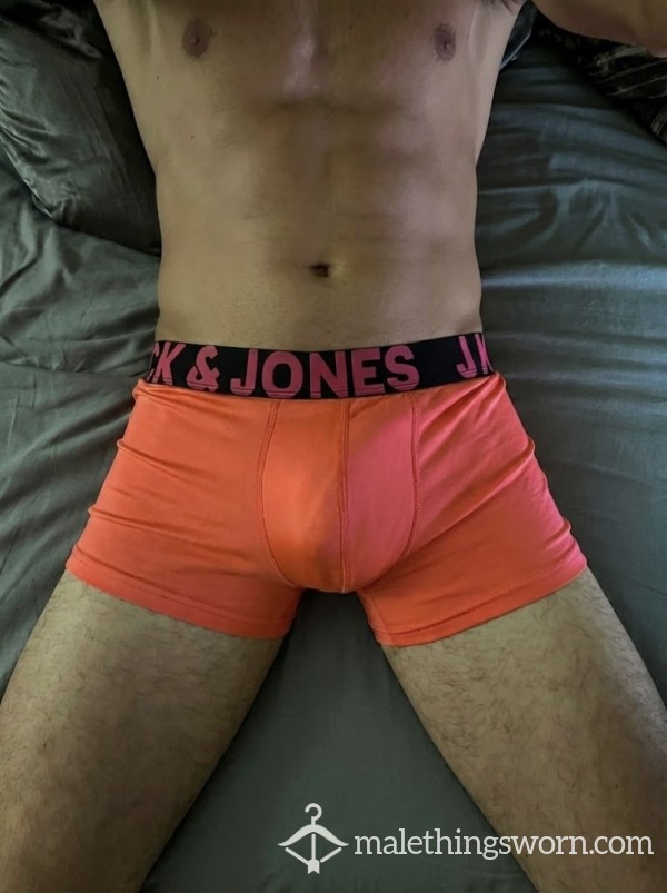 Neon Orange Jack & Jones Boxer Briefs 🧡