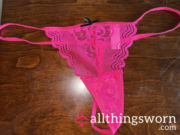 Neon Pink G String
