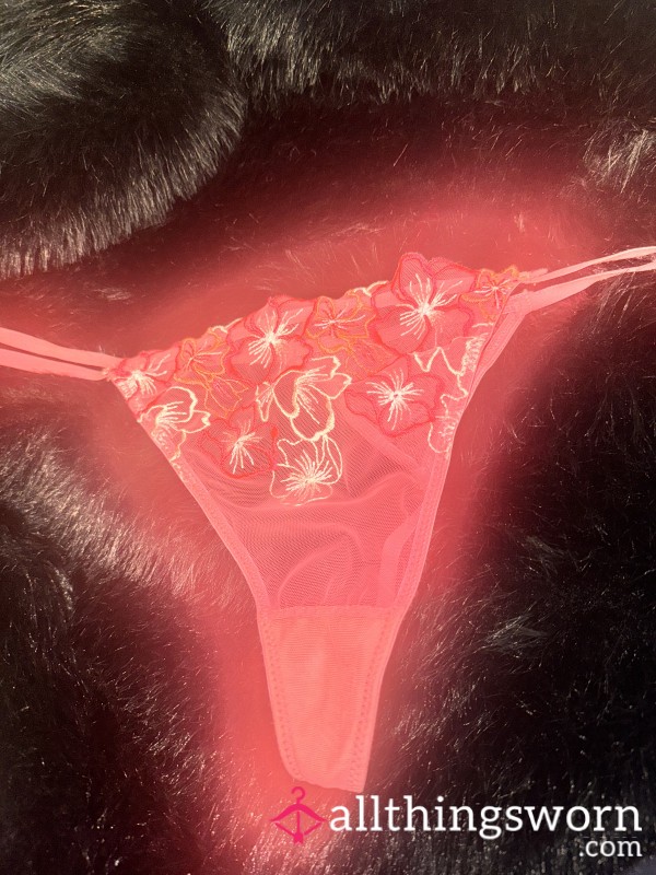 NEON PINK THONG
