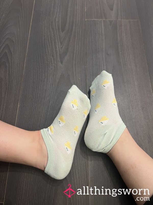 Net Shape Ice Cream Socks