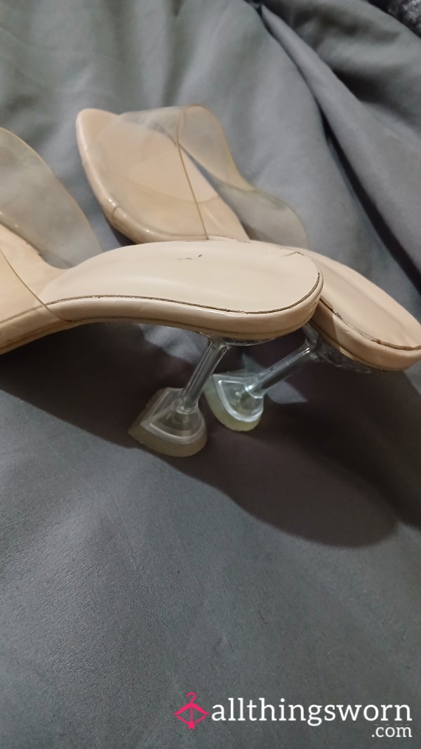 Neutral /clear Heels