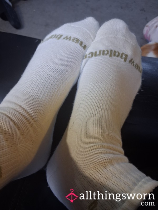 New Balance Sport Socks Worn For Pilates