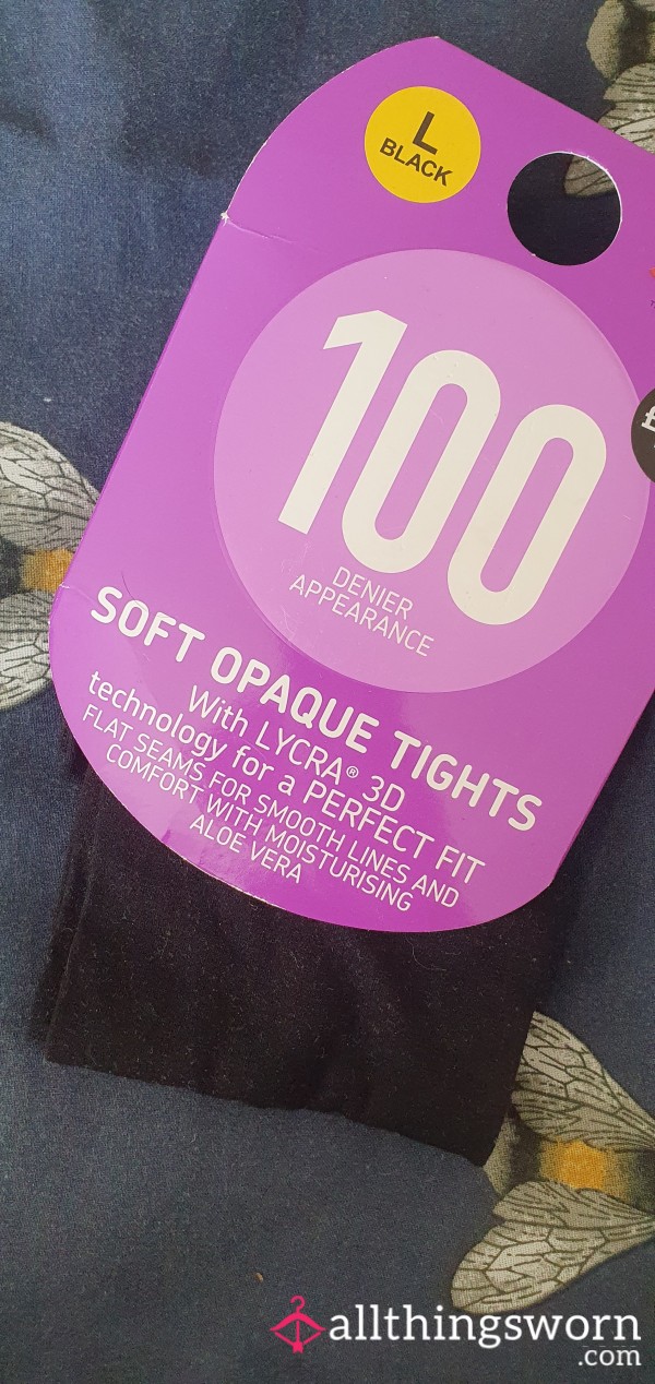 New Black Tights Ready To Be Worn