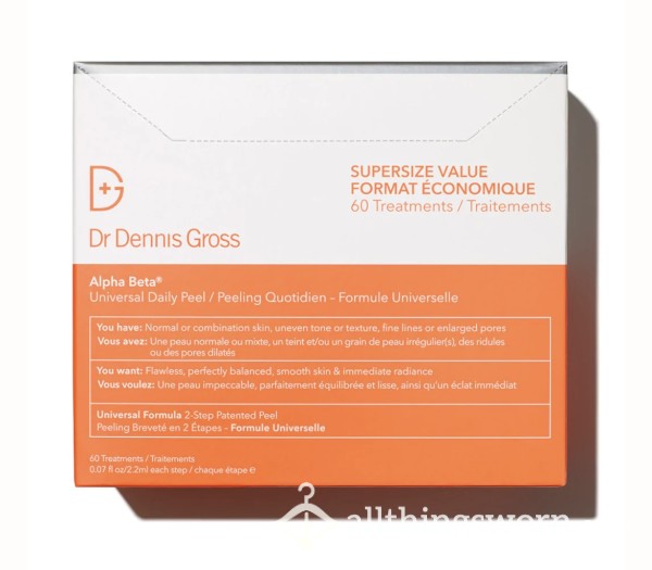 NEW Dr. Dennis Gross Alpha Beta® Universal Daily P**l Supersize AHA BHA Anti Aging