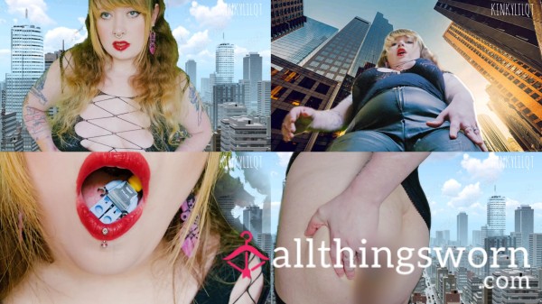 NEW Giantess Goddess Visits Earth For Male Consumption Vore