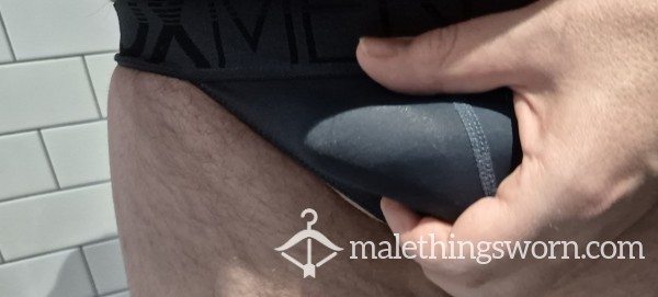 New Grey Briefs With Soft C*ck