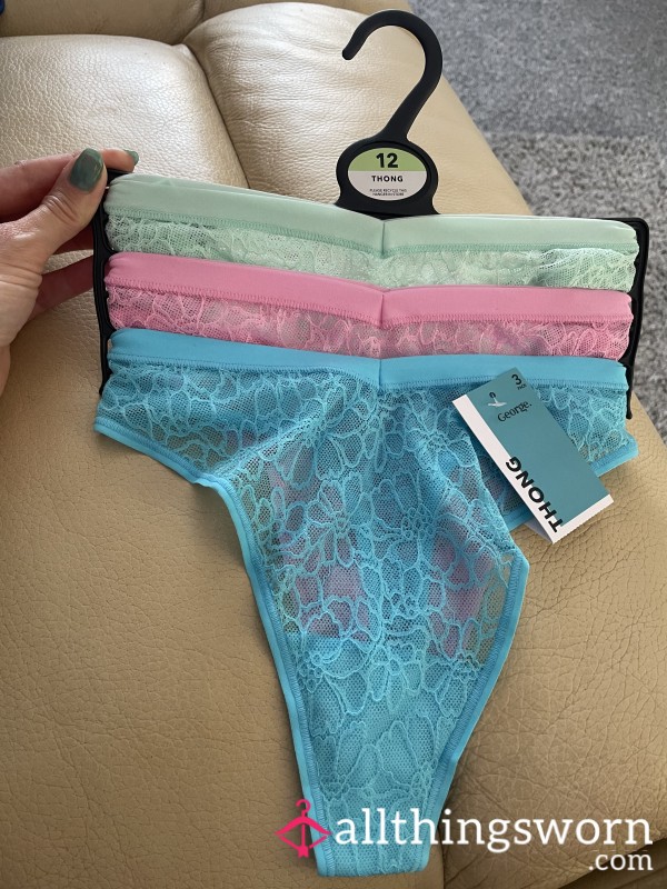 New In Stock S**y Lace Summer Thongs Worn How U Like ❤️