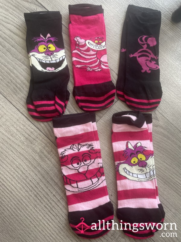 New In Trainer Socks Alice In Wonderland Size 5/6 UK