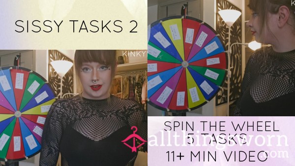 NEW Kinky Sissies Spin The Wheel Sissy Tasks 2