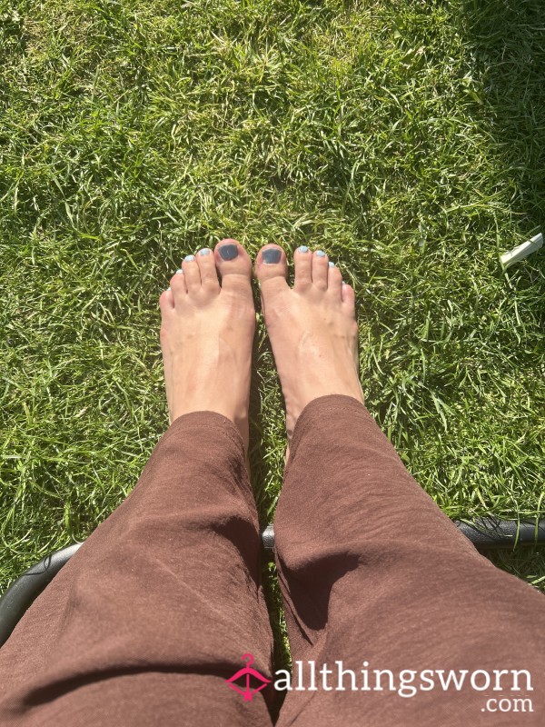 New Manicured Blue Toes 🩵