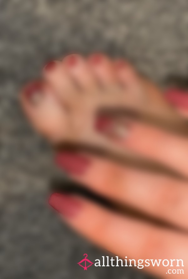 New Nails, New Toes, And I'm Ready To Show You Just How Good They Look Up Close. 😏
