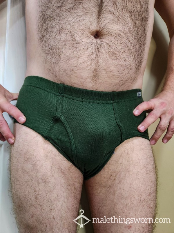 New Never Worn Green Briefs