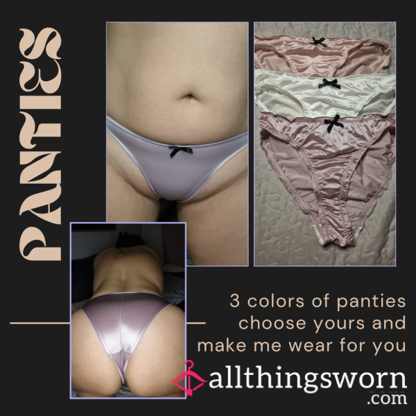 Silky Panties For Your Request ✨ DELIVERY INCLUDED ✨