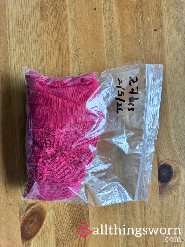 New Red Panties 27hr Wear