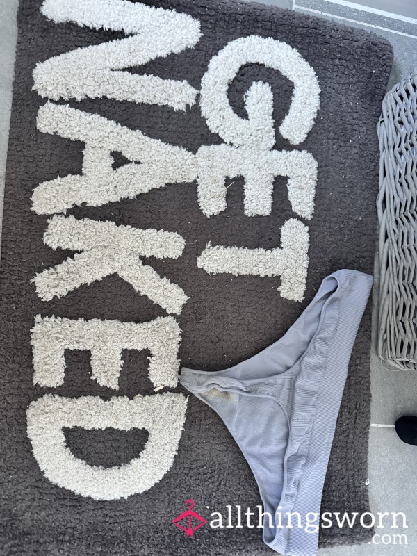 New Striped Thongs