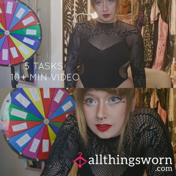 NEW TASKS Super Fun Spin The Wheel Kinky Video Sissy Tasks