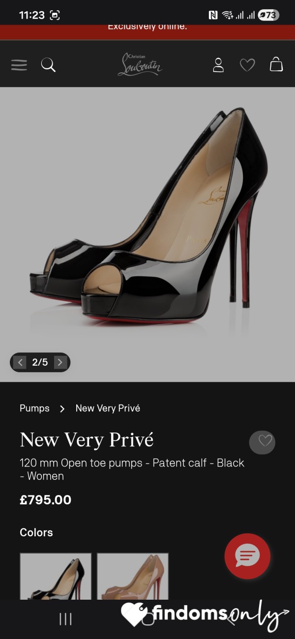 New Very Privé Cristian Louboutin