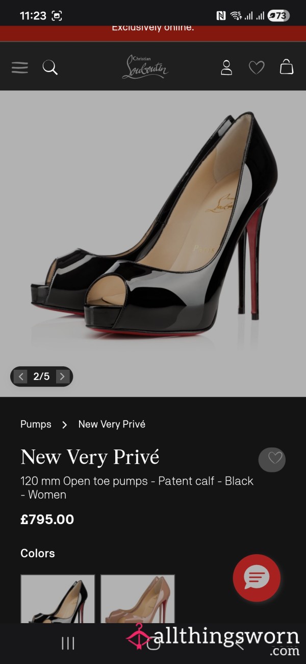 New Very Privé Cristian Louboutin