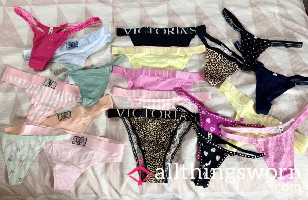 New VS Panties! Thongs, V-strings, Briefs And Cheekies