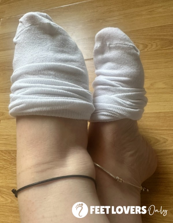 New White Socks Getting Hot And Sweaty In This Sunshine