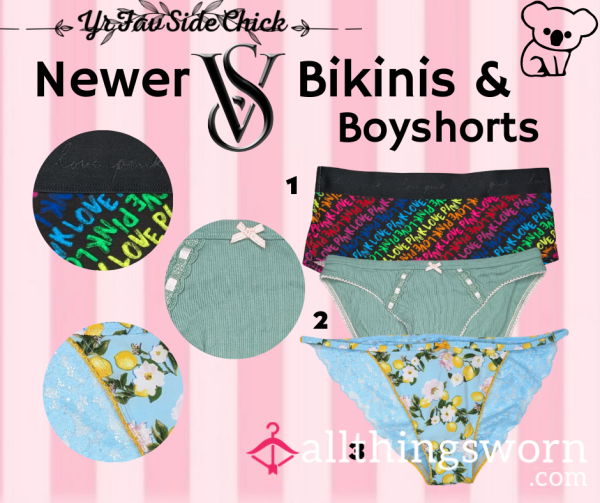 Newer PINK & VS Bikini & Boyshorts💗 (#1-3)