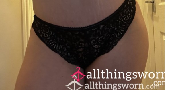 🖤🖤 Next Lace Full Back Black  Panties 12 🖤🖤