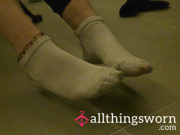 Nice And Sweaty White Socks